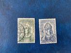 Willibrordus 1939 NVPH 323-324, Postzegels en Munten, Postzegels | Nederland, Verzenden, T/m 1940, Gestempeld