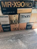 5 Lege Cassettedoosjes - Maxell, That's, MR-X90 Pro, Ophalen of Verzenden