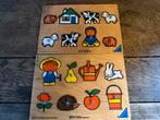 Houten steekpuzzeltjes Dick Bruna, Ophalen of Verzenden, Minder dan 10 stukjes, Zo goed als nieuw, 6 maanden tot 2 jaar