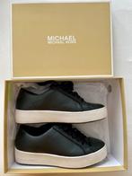 MICHAEL KORS zgan kirby lace leather sneakers zwart 39 /8.5, Michael Kors, Verzenden, Zwart, Sneakers of Gympen