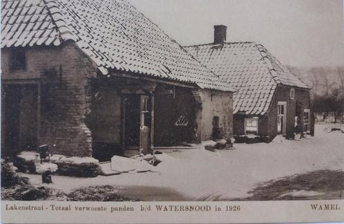 Zeer mooie Briefkaart De Watersnoodramp van 1926 in Wamel., Verzamelen, Ansichtkaarten | Nederland, Ongelopen, Gelderland, 1920 tot 1940