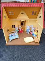 Sylvanian families huis en poppetjes, Kinderen en Baby's, Speelgoed | Poppenhuizen, Gebruikt, Ophalen of Verzenden