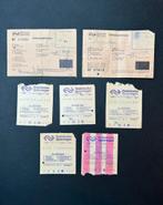 7 oude treinkaartjes NS, Verzamelen, Spoorwegen en Tramwegen, Ophalen of Verzenden, Gebruikt, Trein