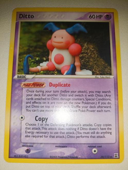 Ditto (Mr. Mime) #38 Pokemon Delta Species, Hobby en Vrije tijd, Verzamelkaartspellen | Pokémon, Zo goed als nieuw, Losse kaart