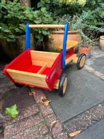 Pintoy Houten Loop Bakfietsje, Kinderen en Baby's, Speelgoed | Houten speelgoed, Ophalen, Zo goed als nieuw, Rij- of Hobbelspeelgoed