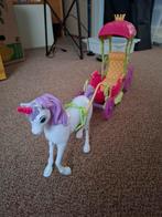 Barbie dreamtopia koets met eenhoorn (excl. Barbie), Ophalen of Verzenden, Gebruikt, Overige typen