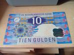 10 Gulden biljet - IJsvogel unc 1 juli 1977, Ophalen of Verzenden, 10 gulden, Los biljet