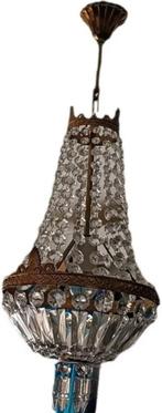 Antieke zakkroonluchter, Huis en Inrichting, Lampen | Kroonluchters, Ophalen, Gebruikt