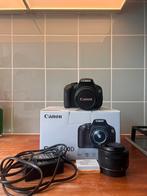 Canon EOS 600D met 18-55mm lens & 50mm lens, Audio, Tv en Foto, Fotocamera's Digitaal, Ophalen, Zo goed als nieuw, Canon, Minder dan 4 keer