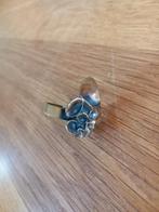 Hannu Ikonen Bronze Reindeer Moss ring Vintage, Verzenden, Brons, Ring