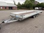 Henra Plateauwagen 703x202cm 3500 kg tridem 2021 unieke maat, Auto diversen, Aanhangers en Bagagewagens, Gebruikt