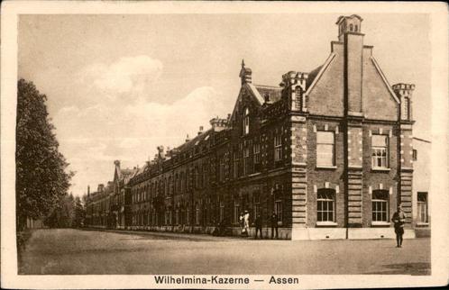Assen Wilhelmina Kazerne  st 1928, Verzamelen, Ansichtkaarten | Nederland, Gelopen, Drenthe, 1920 tot 1940, Verzenden