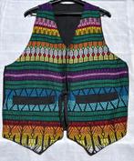 multicolour katoenen gilet, Verzenden, Nieuw, Maat 38/40 (M), Overige kleuren