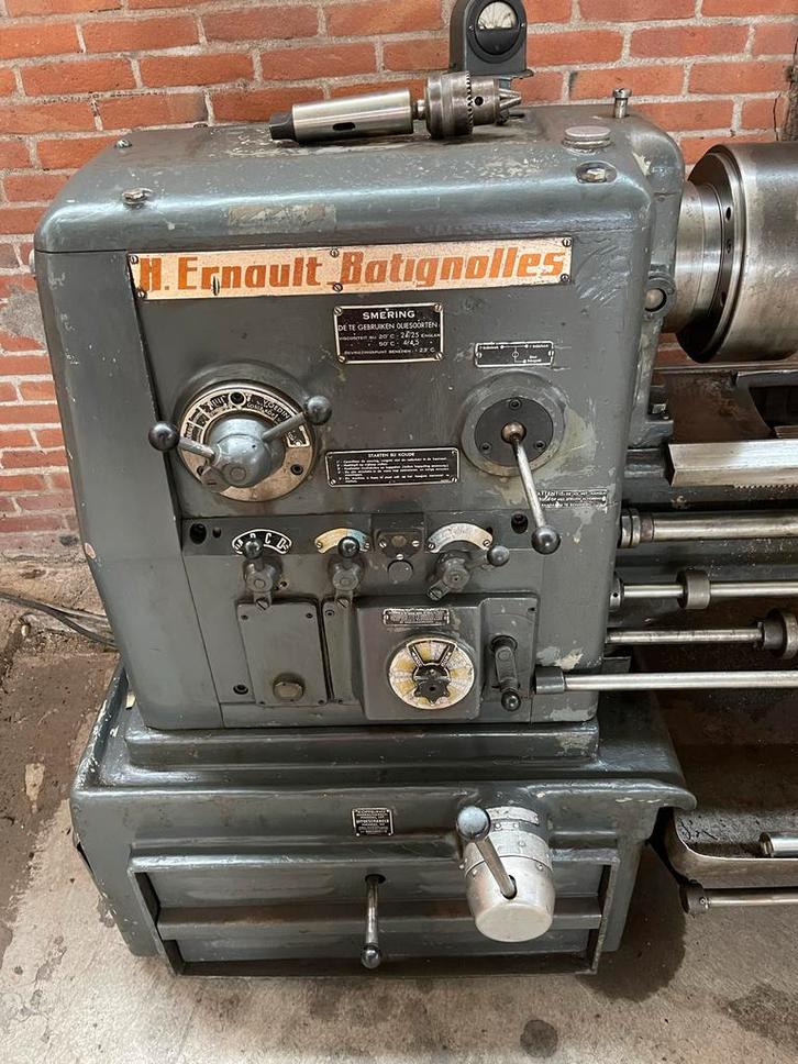 H.Ernault-Batignolles Draaibank 250x1500 - Zeer Netjes!, Zakelijke goederen, Machines en Bouw | Industrie en Techniek, Ophalen