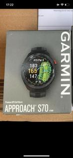 Garmin Approach S70 ( 47mm ) Nieuw !, Afstand, Zwart, Nieuw, Ophalen of Verzenden