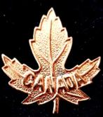 Canada- Maple Leaf pin- gpudkleurig, Verzamelen, Nieuw, Speldje of Pin, Stad of Land, Verzenden