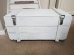 Houten kist op wieltjes, Huis en Inrichting, Woonaccessoires | Kisten, Ophalen, Minder dan 50 cm, Gebruikt, 50 tot 100 cm