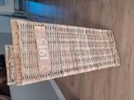 Houtmand, Huis en Inrichting, Woonaccessoires | Schalen en Manden, Ophalen, Zo goed als nieuw, Rond, Riet