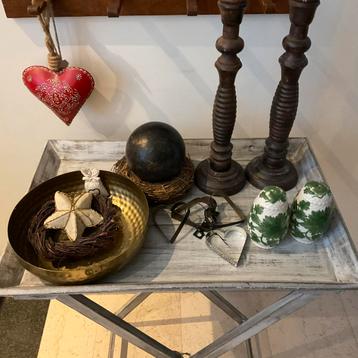 Butlertray met los blad in SHABBY vuil wit van LOBERON beschikbaar voor biedingen