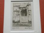 Anton Pieck ets Kruidenierswinkeltje Hoorn 1918 gesigneerd, Antiek en Kunst, Ophalen of Verzenden