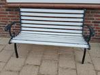 Gietijzer  bankje met houten planken, Tuin en Terras, Tuinbanken, Ophalen, Zo goed als nieuw, Hout