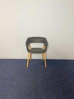 4 x Vergaderstoel Kusch & Co 3000 Njord, donkergrijs / hout, Huis en Inrichting, Ophalen, Gebruikt, Vier, Grijs