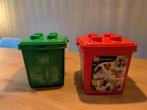 Twee lego opbergdozen van lego, Ophalen of Verzenden, Gebruikt