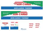 Vrachtauto decal 1:50 Nor-Cargo transport Noorwegen type 2, Hobby en Vrije tijd, Modelauto's | 1:50, Verzenden, Nieuw, Bus of Vrachtwagen