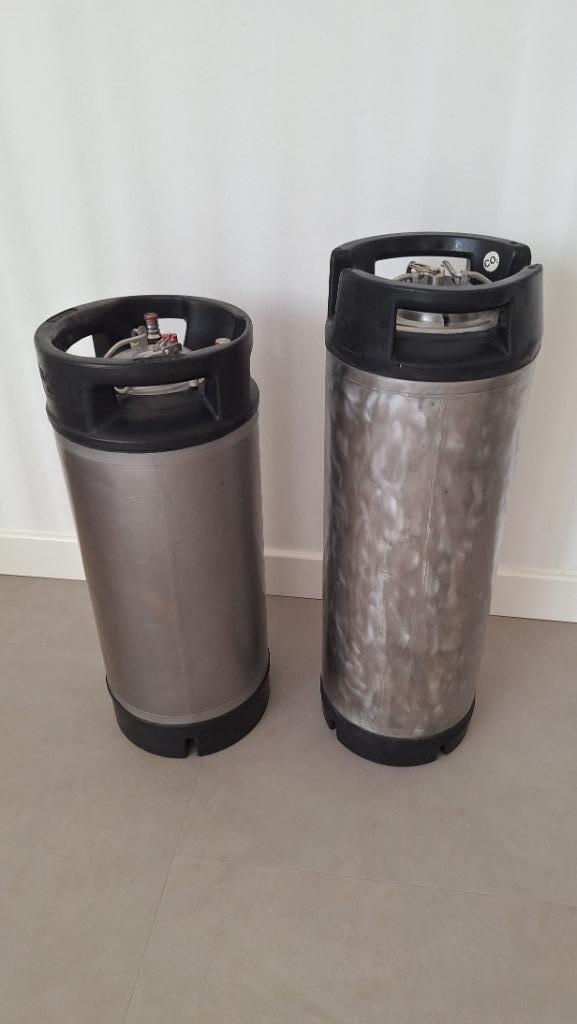 Twee stuks Soda KEG drukvat Fust 20 ltr, Hobby en Vrije tijd, Overige Hobby en Vrije tijd, Gebruikt, Ophalen
