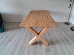 Te koop: zgan eettafel afmetingen: 225cm x 95cm, Ophalen, 200 cm of meer, 50 tot 100 cm, Zo goed als nieuw