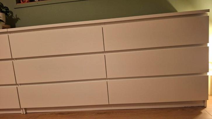 Ikea Malm ladekast met 6 lades, Huis en Inrichting, Kasten | Ladekasten, Gebruikt, Minder dan 100 cm, 150 tot 200 cm, 25 tot 50 cm