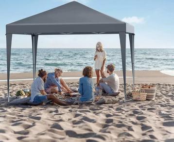 kamperen POP UP partytent 3x3m NIEUW BBQ Feest zijwanden beschikbaar voor biedingen