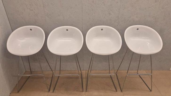 Pedrali Gliss barkrukken, wit, design, Huis en Inrichting, Barkrukken