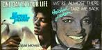 2 Singles van Michael Jackson, Gebruikt, 7 inch, Single, Ophalen of Verzenden