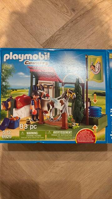 Playmobil poetsplaats 6929 + dierenartssetje 71242 beschikbaar voor biedingen