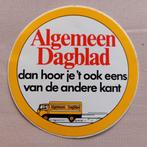 Leuke oude sticker.   Algemeen Dagblad., Verzamelen, Ophalen of Verzenden, Zo goed als nieuw, Overige typen