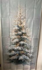 Kerstboom kerstlampjes wanddoek groot 90x180cm kerstster, Diversen, Kerst, Ophalen of Verzenden, Nieuw