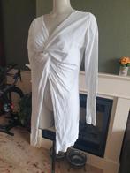 Van der Mark schitterend wit knoop vest L 42 44 vestje, Verzenden, Gedragen, Maat 42/44 (L), Wit