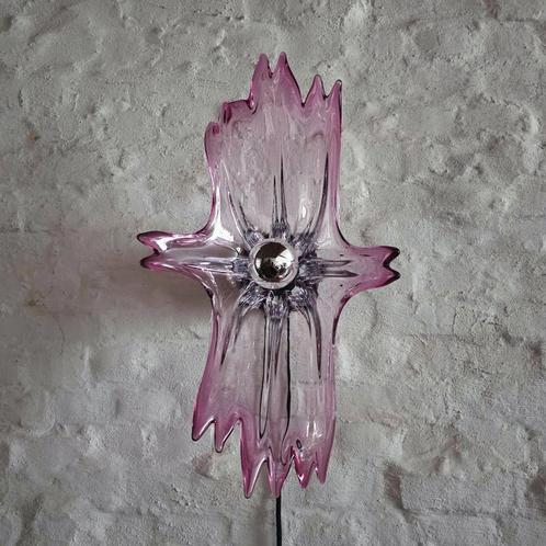 Vintage Murano glazen wandlamp., Huis en Inrichting, Lampen | Wandlampen, Zo goed als nieuw, Ophalen of Verzenden