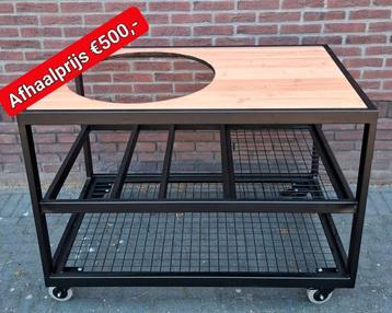 BBQ Tafel voor Kamado - Nieuw! Laatste! beschikbaar voor biedingen
