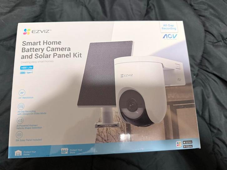 Nieuwe EZVIZ Smart Home Camera met Batterij, Audio, Tv en Foto, Videobewaking, Nieuw, Buitencamera, Ophalen of Verzenden