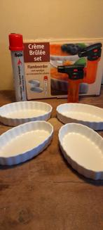 Crème brûlée set - Nieuw in doos, Ophalen of Verzenden, Nieuw, Overige materialen, Overige typen
