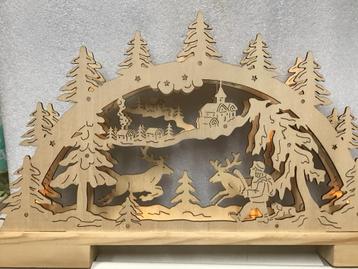 Houten kerst ornament beschikbaar voor biedingen