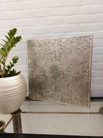 Vintage stalen wandpaneel 50*50cm, Ophalen of Verzenden, Gebruikt