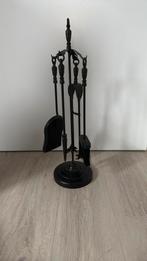 Haardset 4 delig, Huis en Inrichting, Haarden, Ophalen of Verzenden, Zo goed als nieuw, Vrijstaande haard, Houthaard