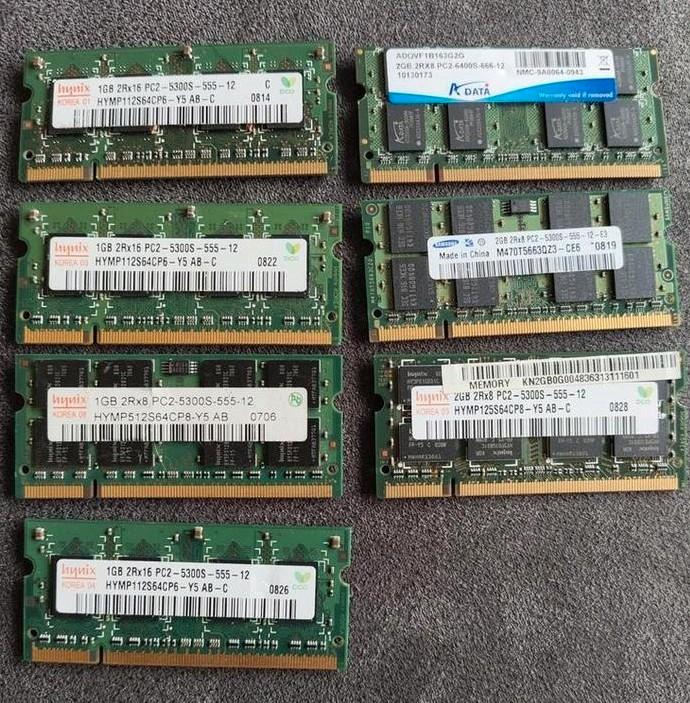 Diverse DDR2 Geheugen Modules - 1GB & 2GB, Computers en Software, RAM geheugen, Gebruikt, Desktop, 2 GB, DDR2, Ophalen of Verzenden