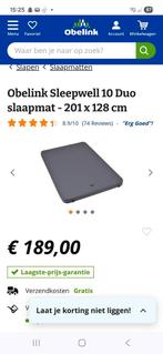 Slaapmat zelfopblaasbaar 2 persoons Outwell van Obelink, Caravans en Kamperen, Ophalen, Zo goed als nieuw