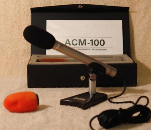 Microfoon Akai ACM-100 electret condenser, Muziek en Instrumenten, Microfoons, Zo goed als nieuw, Ophalen of Verzenden
