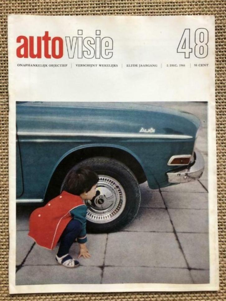 AutoVisie 1966: Test BMW 2000 CS, BMW RT 101, Boeken, Auto's | Folders en Tijdschriften, Gelezen, Algemeen, Ophalen of Verzenden