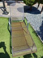 Ligbed / ligstoel aluminium verstelbaar, Tuin en Terras, Ophalen, Gebruikt, Aluminium, Verstelbaar